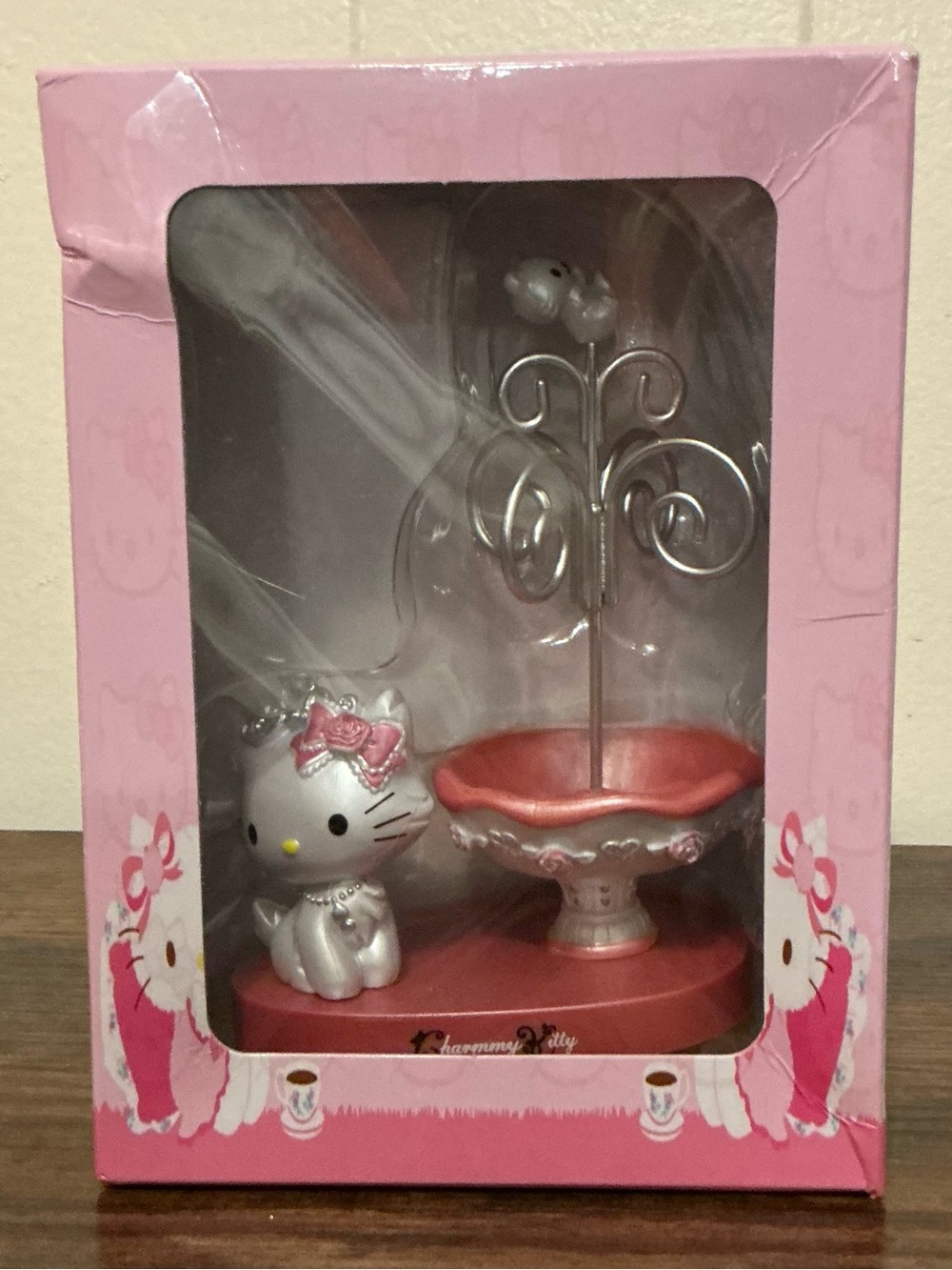 Vintage NIB Sanrio 04’ Hello Kitty 40th Anniversary Charmmy Kitty Jewelry Holder